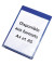 Sichttasche Dry-Zip 163001 A4 bl
