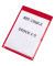 Kennzeichnungshülle Dry-Zip 163203 A5 rot