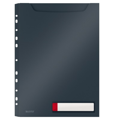 Prospekthüllen Cosy Privacy Maxi 4668-00-89 A4, transparent genarbt, oben offen, 0,20mm