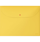 Dokumententasche Cosy Privacy 4709-00-19, Din A4 quer, gelb, Polypropylen (PP), Druckknopf