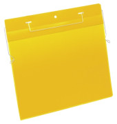 Kennzeichnungstasche 175404 Bügel A4 quer ge 50 St./Pa
