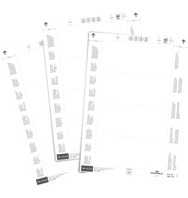 Einsteckschild 100302 Logistiktaschen 150x67mm Einsteckschild 100302 Logistiktaschen 150x67mm