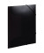 Gummizugmappe 19513, A3 schwarz Polypropylen (PP), mit 3 Einschlagklappen