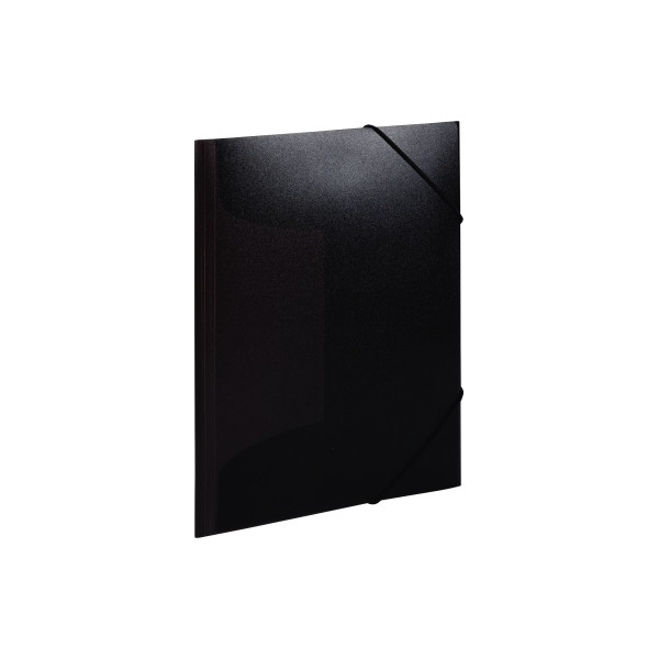 4008705195133 - Gummizugmappe 19513 A3 schwarz Polypropylen (PP) mit 3 Einschlagklappen 4008705195133 Herma