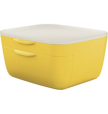 Schubladenbox Cosy 53570019 A4 PS 2Schübe gelb