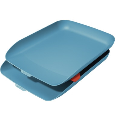 Briefablageset Cosy 5358-10-61 A4 / C4 blau Kunststoff stapelbar