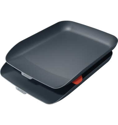 Briefablageset Cosy 5358-10-89 A4 / C4 grau Kunststoff stapelbar