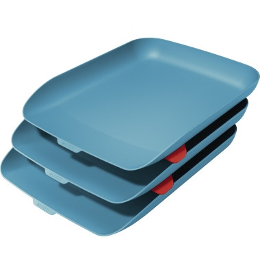 Briefablageset Cosy 5358-20-61 A4 / C4 blau Kunststoff stapelbar