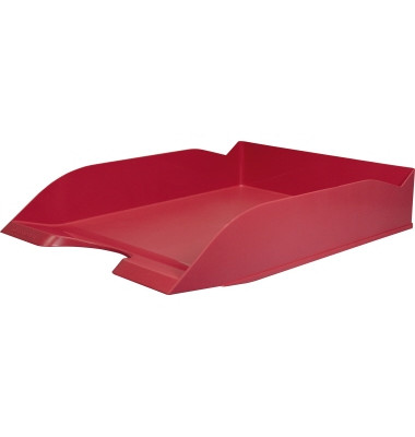 Briefablage oeco 1981, A4/C4, rot, Polystyrol stapelbar