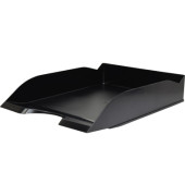 Briefablage oeco 1984, A4/C4, schwarz, Polystyrol stapelbar