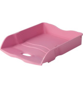 Briefablage Re-LOOP 10298-956, A4/C4, rosa, Kunststoff, 100 % recycelt stapelbar