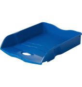 Briefablage Re-LOOP 10298-914, A4/C4, blau, 100% Recyclingmaterial stapelbar