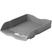 Briefablage Re-LOOP 10298-991, A4/C4, dunkelgrau, 100% Recyclingmaterial stapelbar