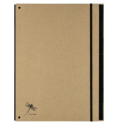 Pultordner Pur 44007-11, 7-teilig blanko, hellbraun, A4, 7 F&auml;cher