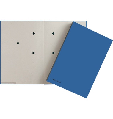 Unterschriftenmappe 24205-02, A4 20 F&auml;cher Hartpappe blau