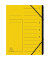 Ordnungsmappe 540709E, 1-7, gelb, A4, 7 F&auml;cher