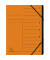 Ordnungsmappe 540704E DIN A4 7Fächer Karton orange