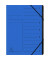 Ordnungsmappe 540702E DIN A4 7Fächer Karton blau