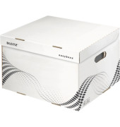 Archivcontainer easyboxx 6137-00-00, A4, wei&szlig;, innen 34,4x41,1x25cm (TxBxH), 100% Wellpappe (RC), 100% recycelbar