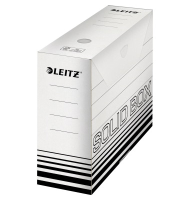 Archivbox Solid 6128-00-01, weiß, Pappe