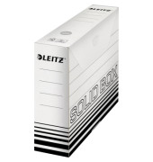 Archivbox Solid 6127-00-01, weiß/schwarz, Wellpappe, 100 % recycelt