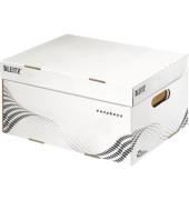 Archivbox easyboxx 6135-00-00, A4, wei&szlig;, innen 23,2x33,3x18cm (TxBxH), 100% Wellpappe (RC), 100% recycelbar