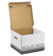 Archivbox Solid 6118-00-01, A4, wei&szlig;, Pappe