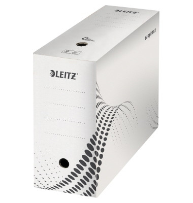 Archivbox easyboxx 6133-00-00, A4, wei&szlig;, innen 34,2x14,5x23,8cm (TxBxH), 100% Wellpappe (RC), 100% recycelbar