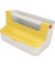 Aufbewahrungsbox Cosy 6125-00-19, mit Deckel, au&szlig;en 367x214x196mm, ABS Kunststoff gelb/hellgrau