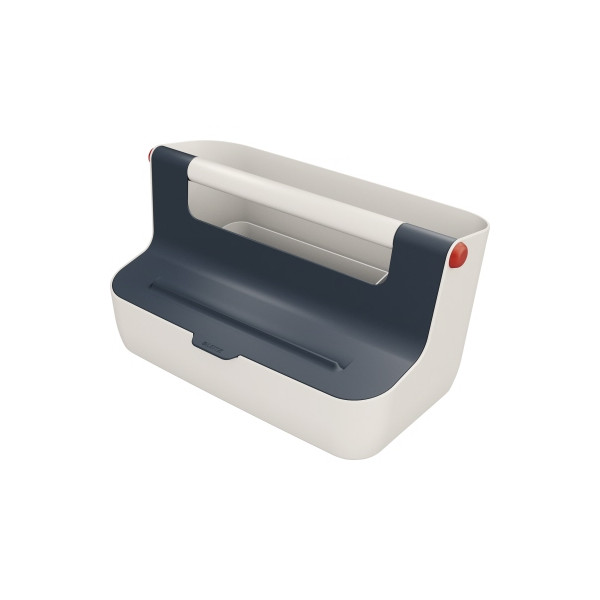 4002432126217 - Aufbewahrungsbox Cosy 6125-00-89 mit Deckel außen 367x214x196mm ABS Kunststoff grau hellgrau 4002432126217 Leitz