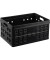 Aufbewahrungsbox the flap-line H6180295, 46 Liter, für A3, außen 540x380x265mm, Copolymer Polypropylen schwarz