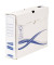 Archivbox Bankers Box Basic 4460102, weiß/blau, Recyclingkarton