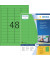 Etiketten Special 4549, gr&uuml;n, 45,7x21,2mm, rechteckig
