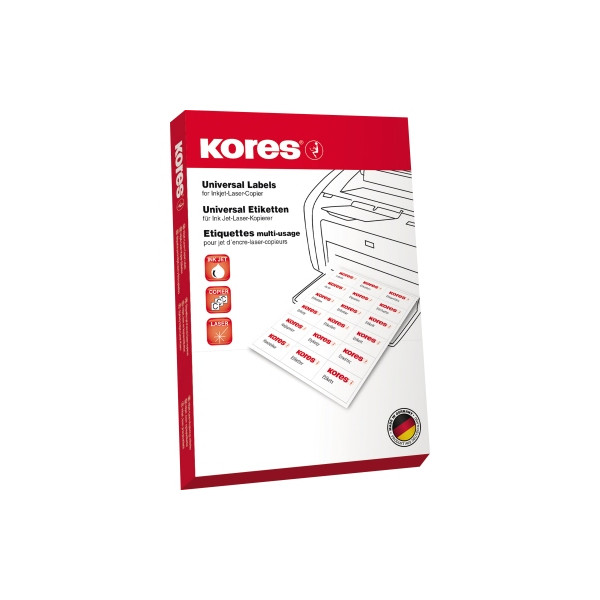 4045257700767 - Etiketten L10537R rot 105x37mm rechteckig 4045257700767 1600 Stück