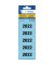 Jahreszahlen 1682, 2022, blau, 60x26mm, selbstklebend