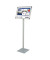 Infost&auml;nder Standard BS0904, A3, 125cm hoch, Klapprahmen, silber