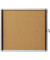 Schaukasten Premium Plus 1902562, 6xA4, braun, Kork, pinnbar