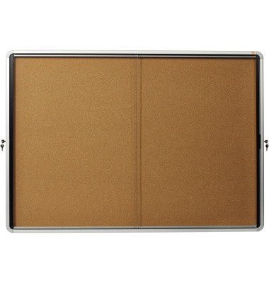 Schaukasten 1902575 18 x A4 Schiebetür Kork für Innen