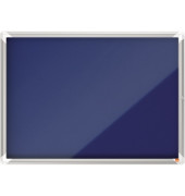 Schaukasten Premium Plus 1915327, 8xA4, blau, Kork, Filz, pinnbar