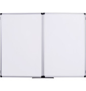 Whiteboard klappbar Maya Trio, TR02030207170, 120/240x90cm, emailliert, Aluminiumrahmen