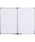 Whiteboard klappbar Maya Trio, TR02030207170, 120/240x90cm, emailliert, Aluminiumrahmen