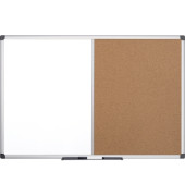 Kombitafel Maya, XA1503170, 150x100cm, Kork + Metall, Aluminiumrahmen