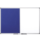 Kombitafel Maya, XA0722170, 180x90cm, Filz + Metall, Aluminiumrahmen