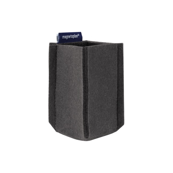 4013695062969 - Stifteköcher magnetoTray SMALL HxBxT 100 x 60 x 60 mm grau ab 10 Stk magnetoplan