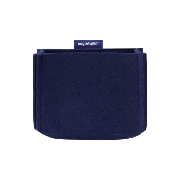 4013695062839 - Magnetoplan - Stiftehalter ® magnetoTray ecoAware medium 13 x 10 x 6 cm (b x h x t) nicht selbstklebend magnethaftend Polyester 100 % recycelt blau
