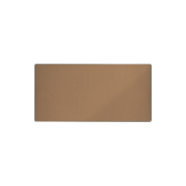 5028252608589 - Premium Plus Pinnwand Nicht magnetisch Wandmontage Kork 240 (B) x 145 (T) x 120 (H) cm Aluminium Braun