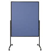 Moderationswand 7-204210 120x150cm Filz blaugrau