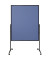 Moderationswand 7-204210 120x150cm Filz blaugrau