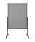 Moderationswand 7-204510 120x150cm Filz grau