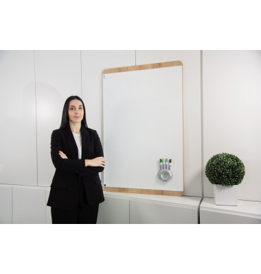 Whiteboard Natural Skinboard, SC6420H, 115x75cm, lackiert, 
